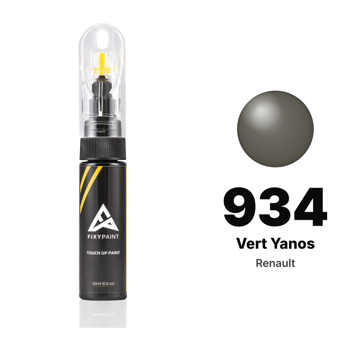 Touch-up paint for Renault 934 Vert Yanos, Basic kit