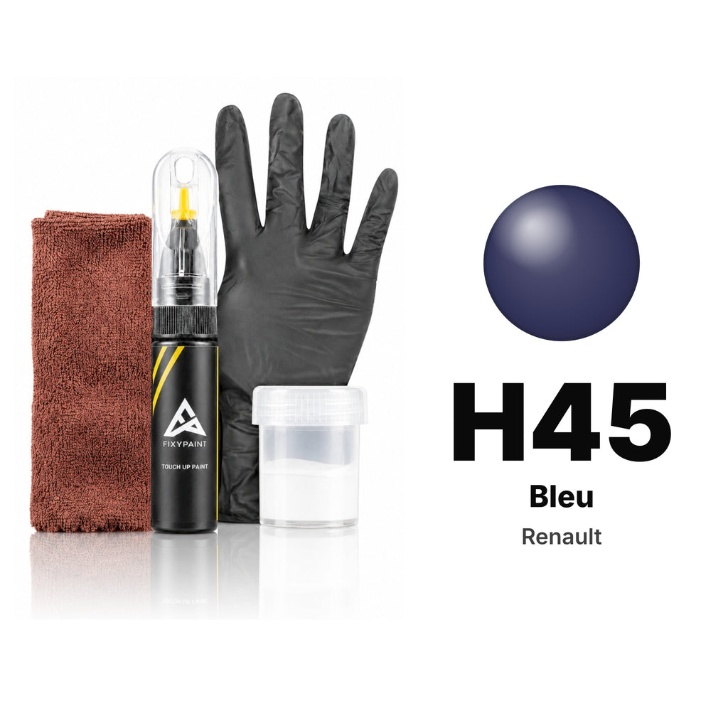 Touch-up paint for Renault H45 Bleu, Complete kit