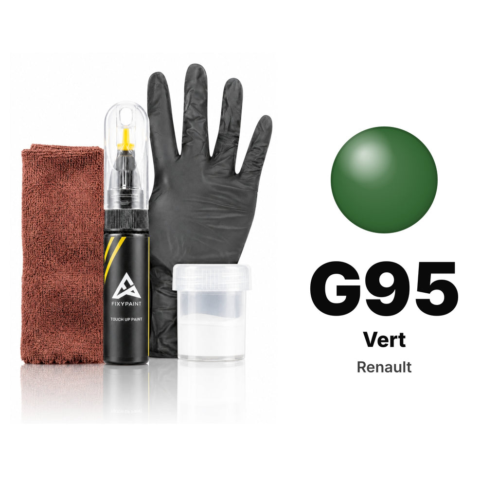 Touch-up paint for Renault G95 Vert, Complete kit