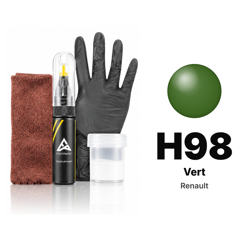 Touch-up paint for Renault H98 Vert, Complete kit