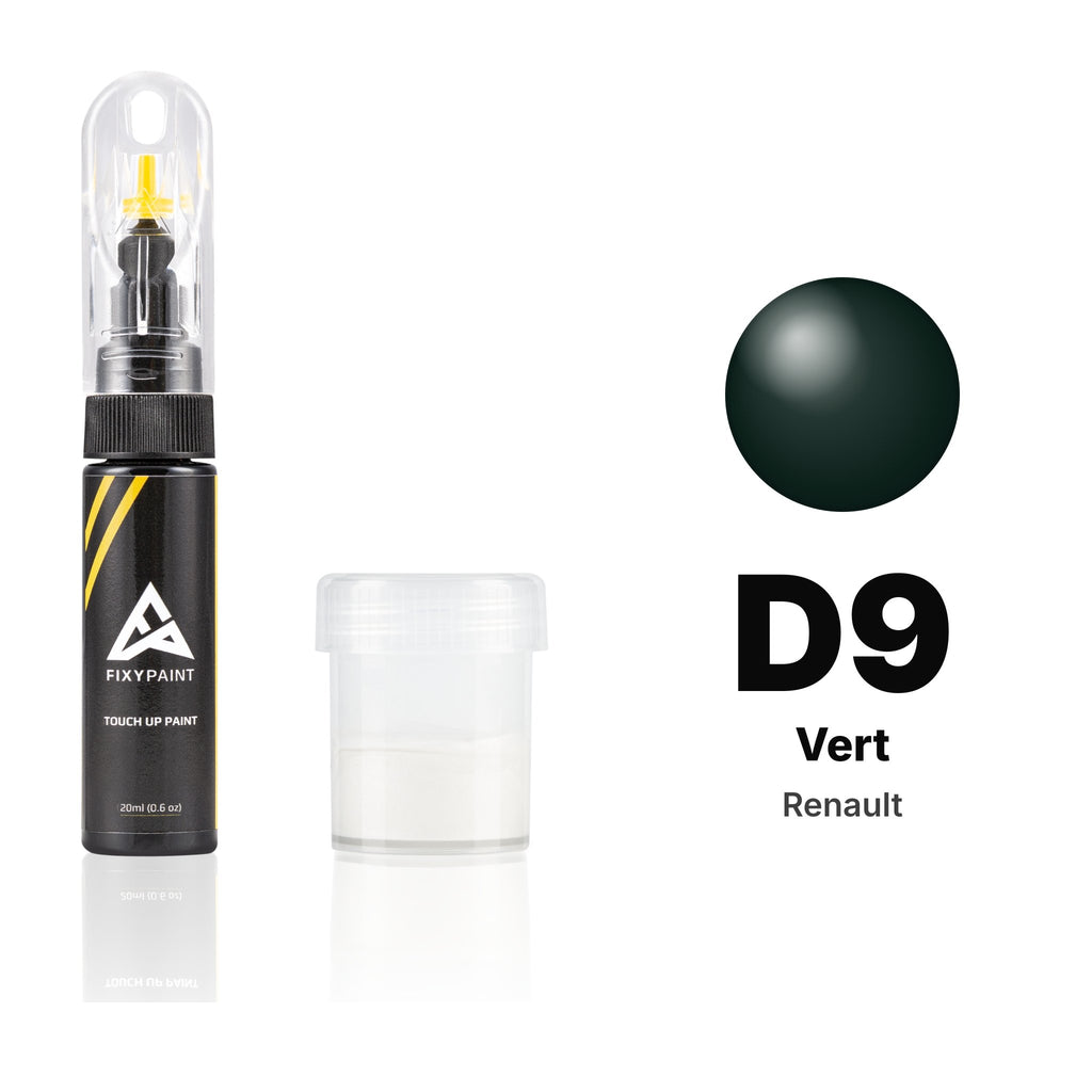 Vernice ritocco per Renault – D9 Vert (tutti i modelli, 2001–2003), kit Standard