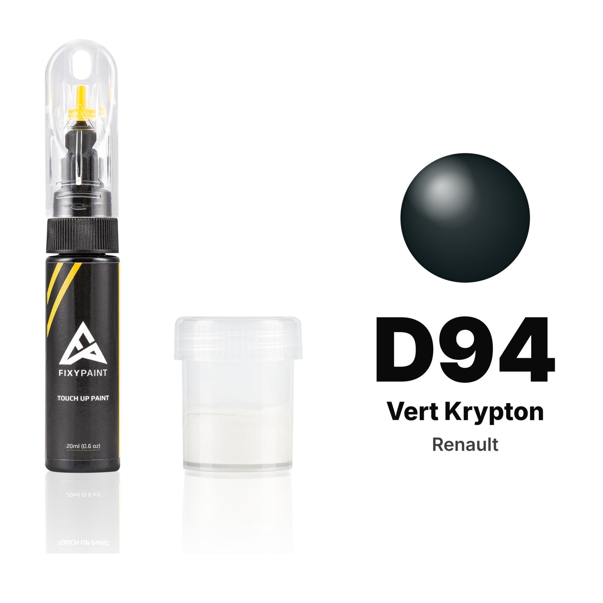 Vernice ritocco per Renault – D94 Vert Krypton (tutti i modelli, 2001–2003), kit Standard
