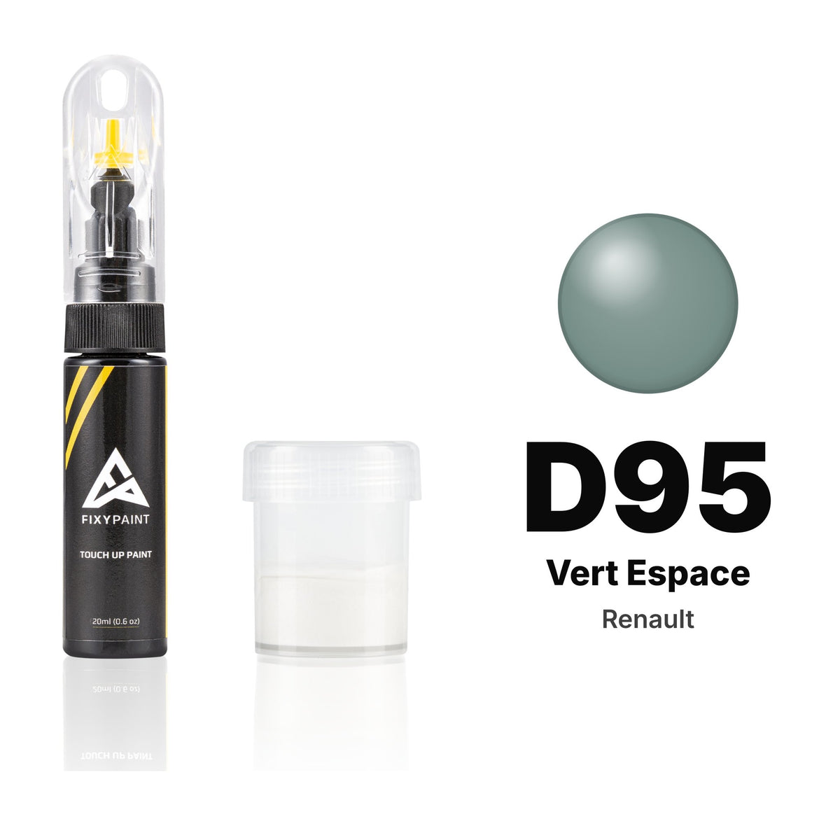 Vernice ritocco per Renault – D95 Vert Espace (tutti i modelli, 2001–2003), kit Standard