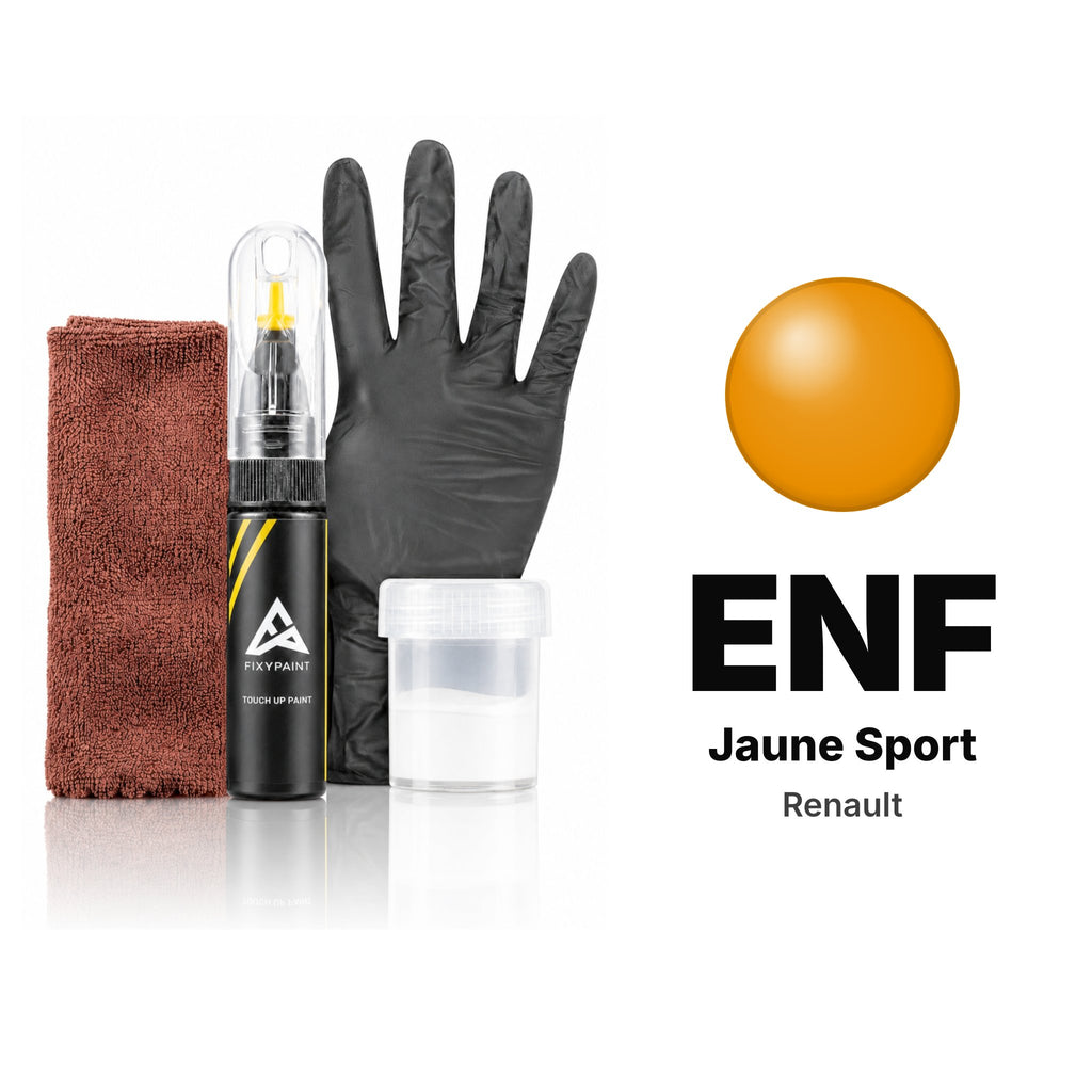 Touch-up paint for Renault ENF Jaune Sport, Complete kit