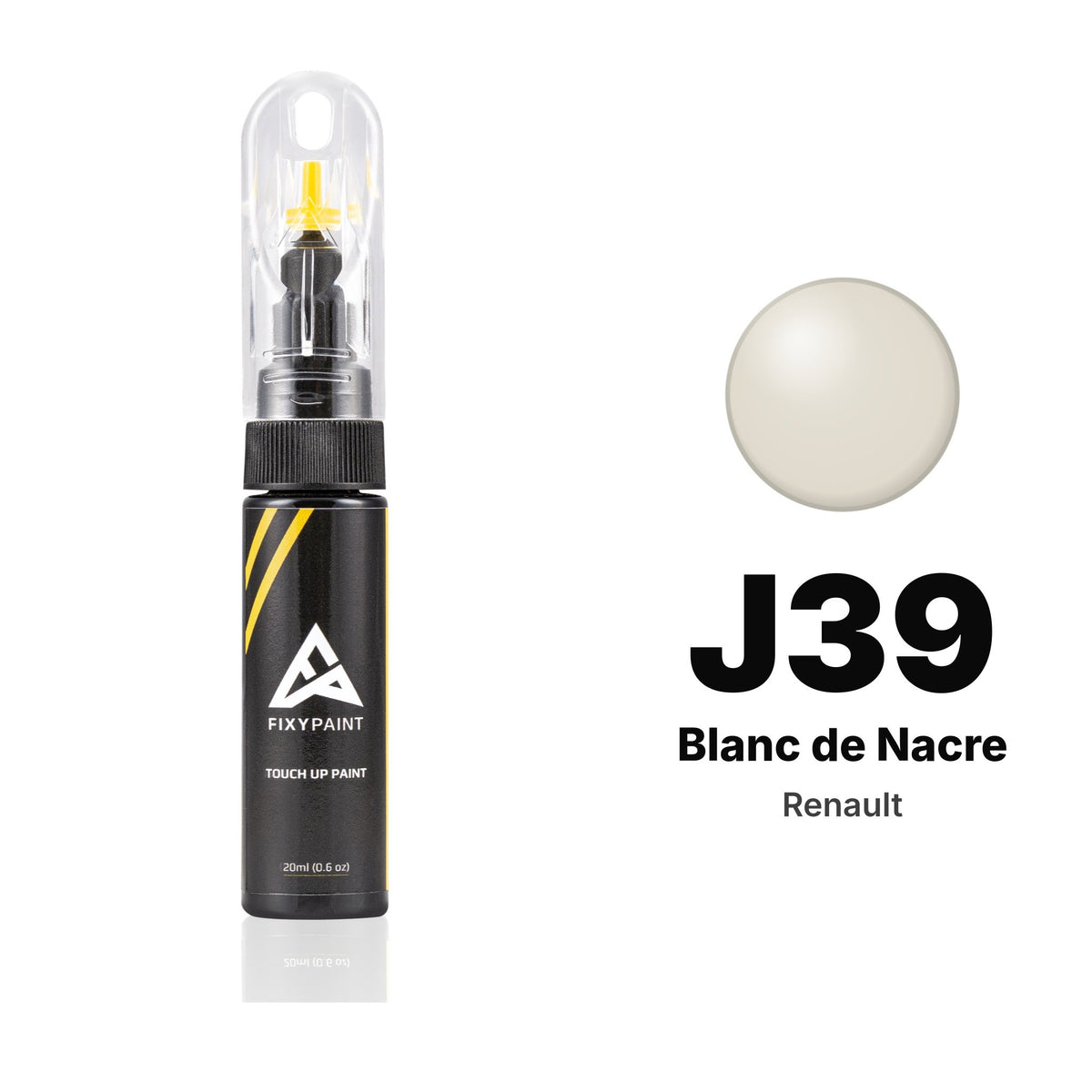 Renault J39 Blanc de Nacre touch-up paint, Basic kit