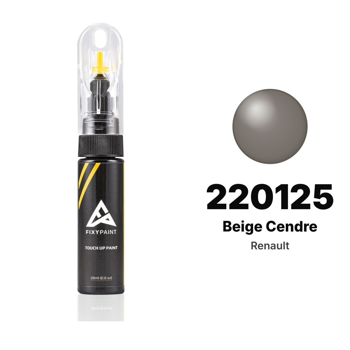 Touch-up paint for Renault 220125 Beige Cendre, Basic kit