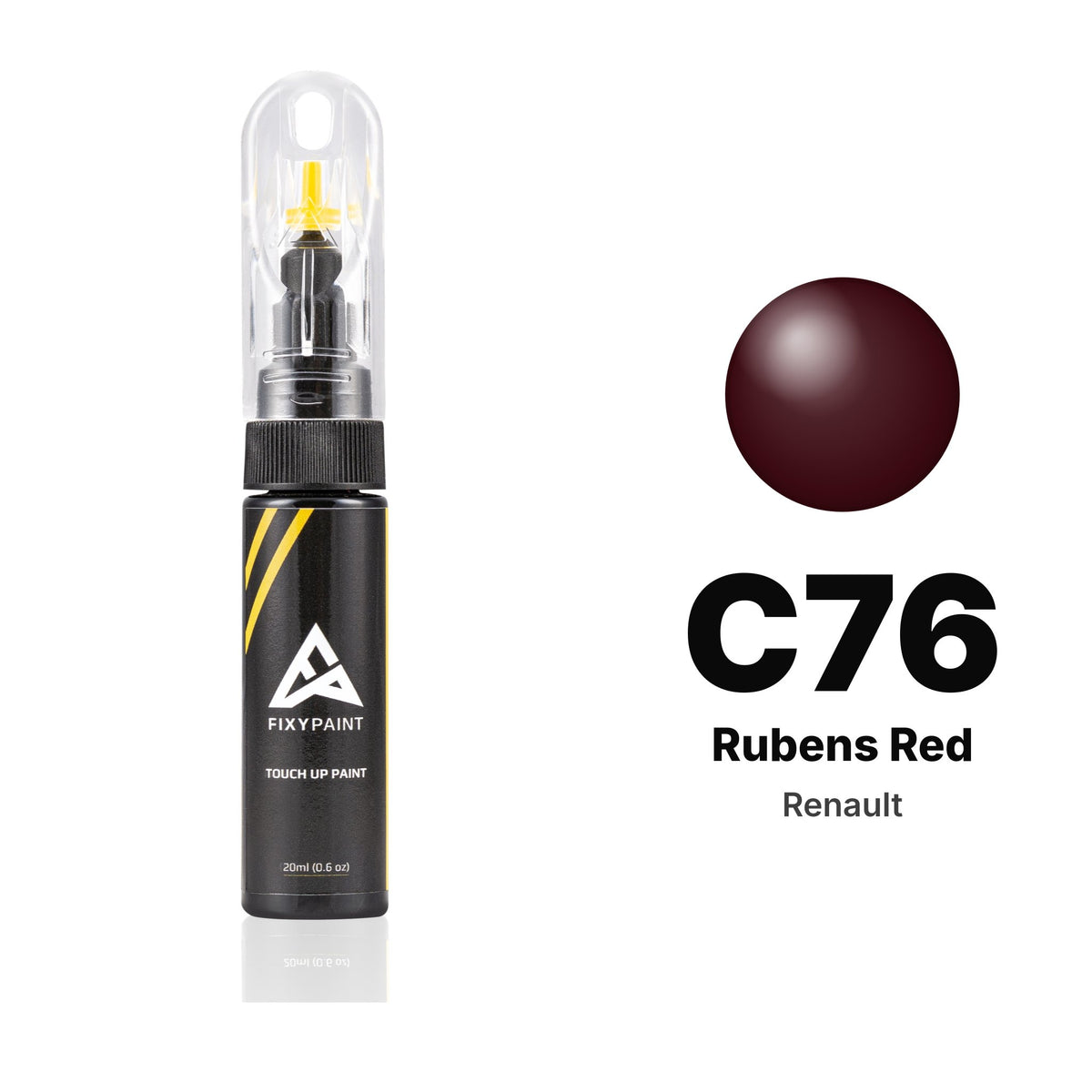 Renault C76 Rubens Red touch-up paint, Basic kit
