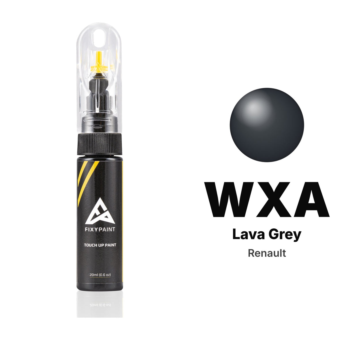 Renault WXA Lava Grey touch-up paint, Basic kit