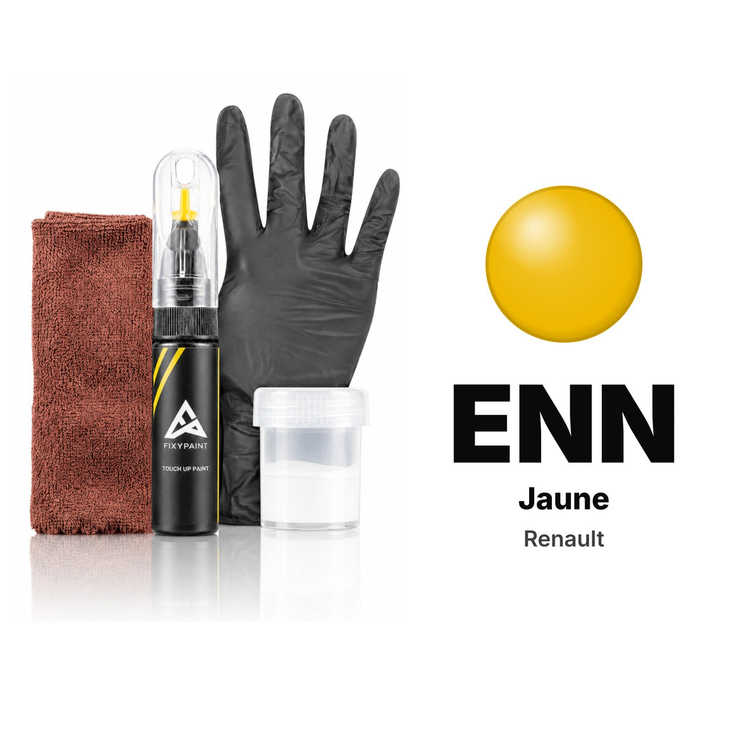 Touch-up paint for Renault ENN Jaune, Complete kit