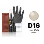 Touch-up paint for Renault D16 Ivory White, Complete kit