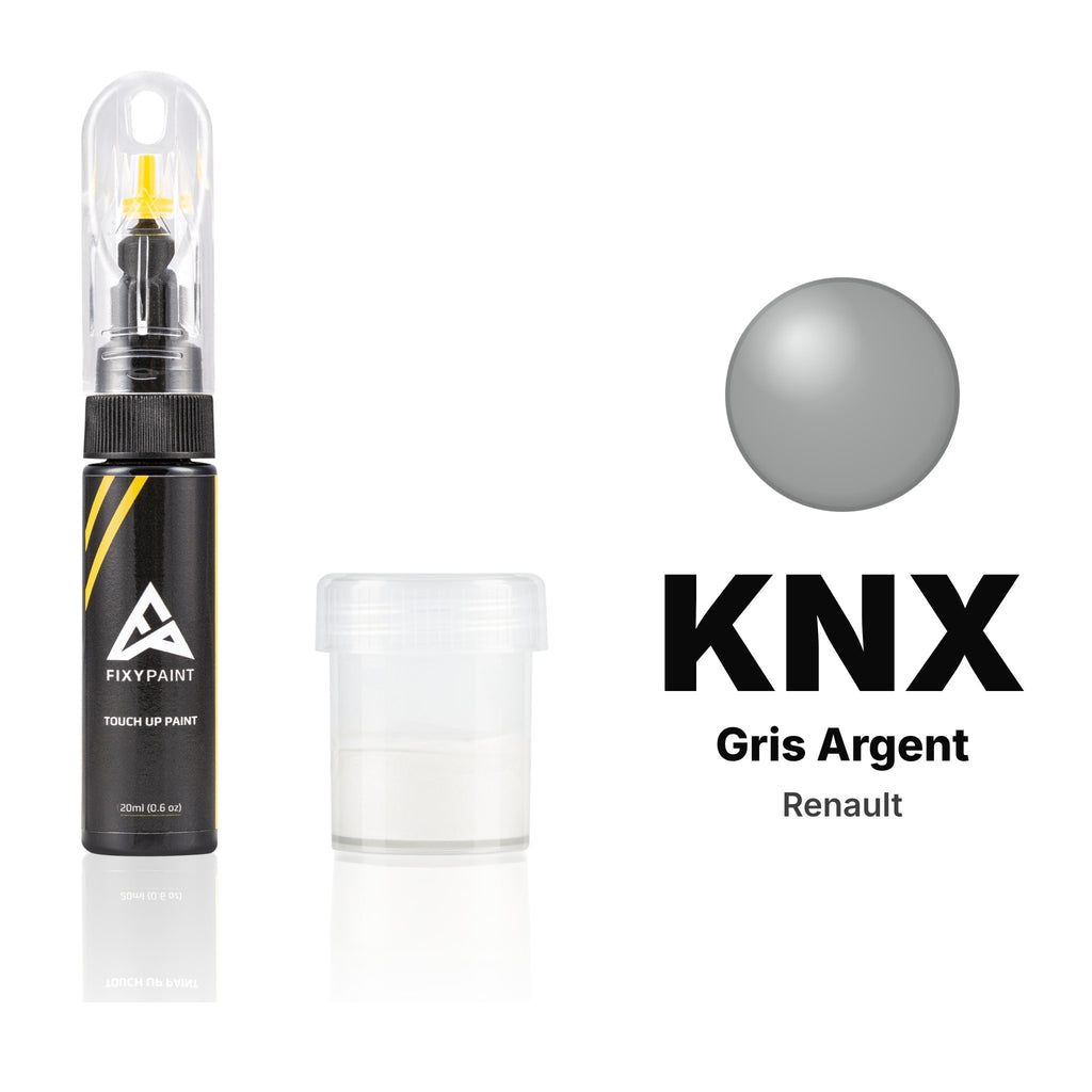 Vernice ritocco per Renault – KNX Gris Argent (tutti i modelli, 2015, 2017–2020), kit Standard