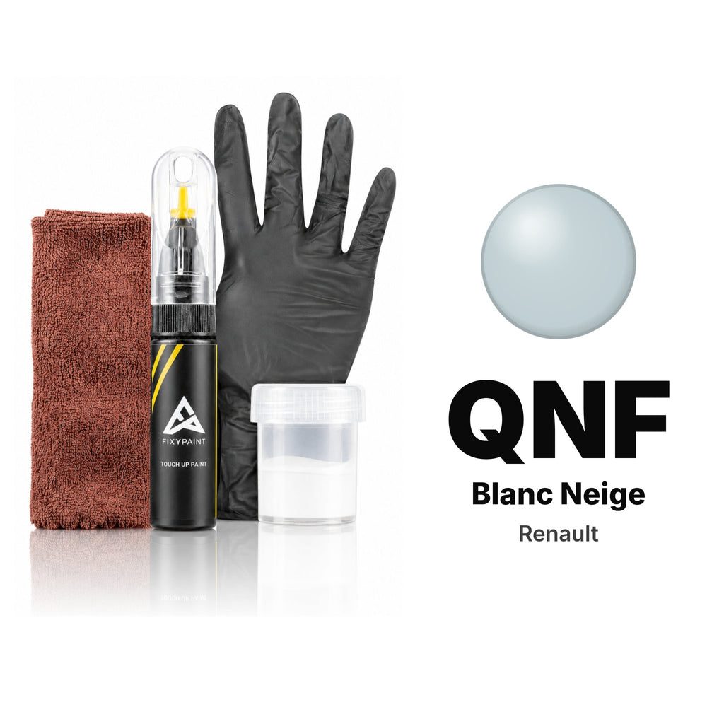 Touch-up paint for Renault QNF Blanc Neige, Complete kit