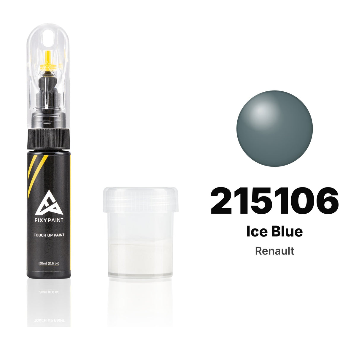 Lackstift für Renault – 215106 Ice Blue (alle Modelle, 2018–2020), Set Standard