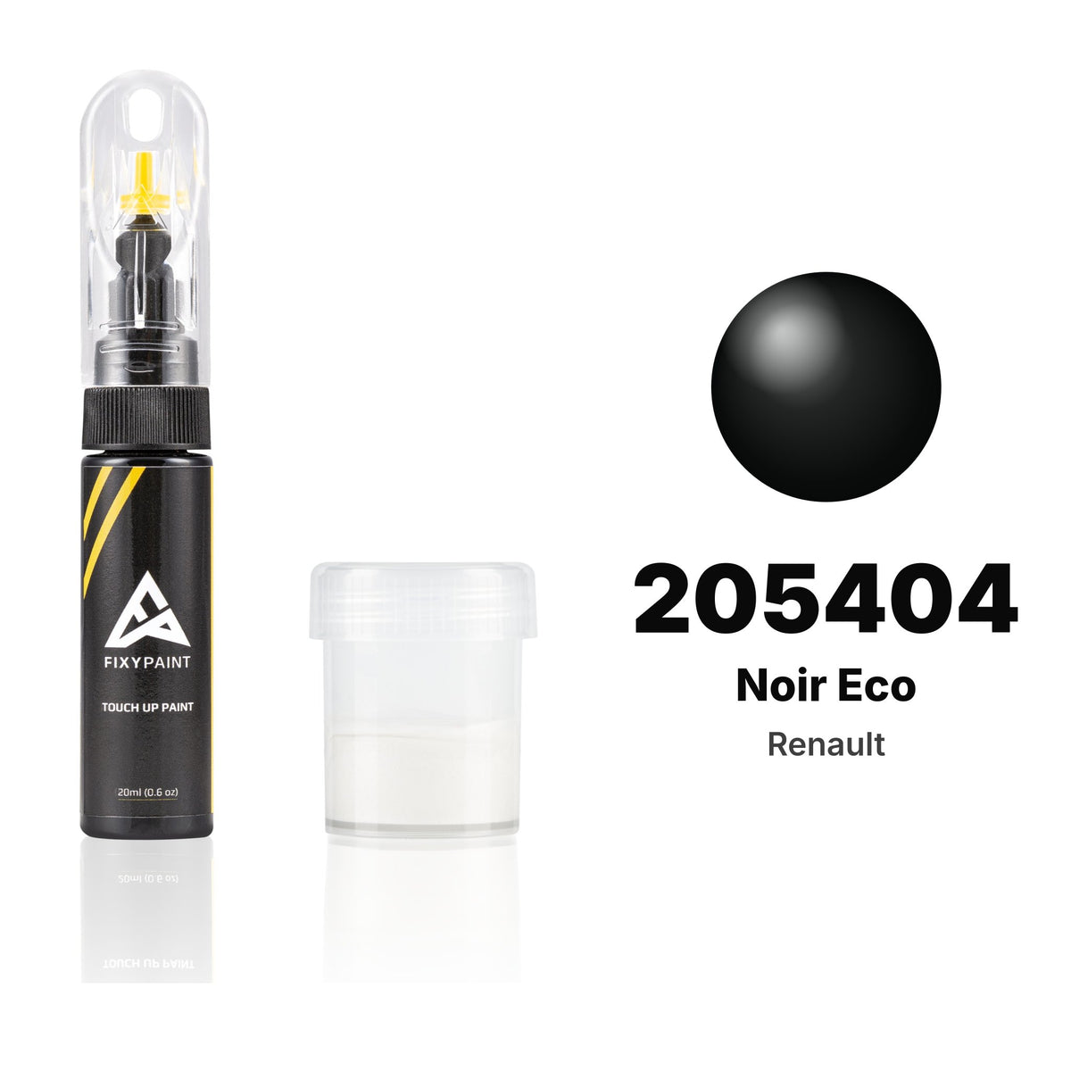 Touch-up paint for Renault 205404 Noir Eco, Standard kit