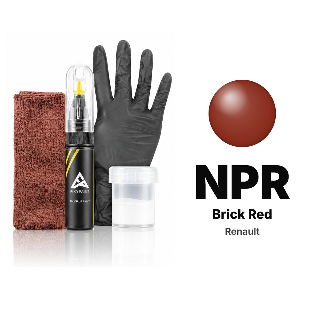 Touch-up paint for Renault NPR Brick Red, Complete kit