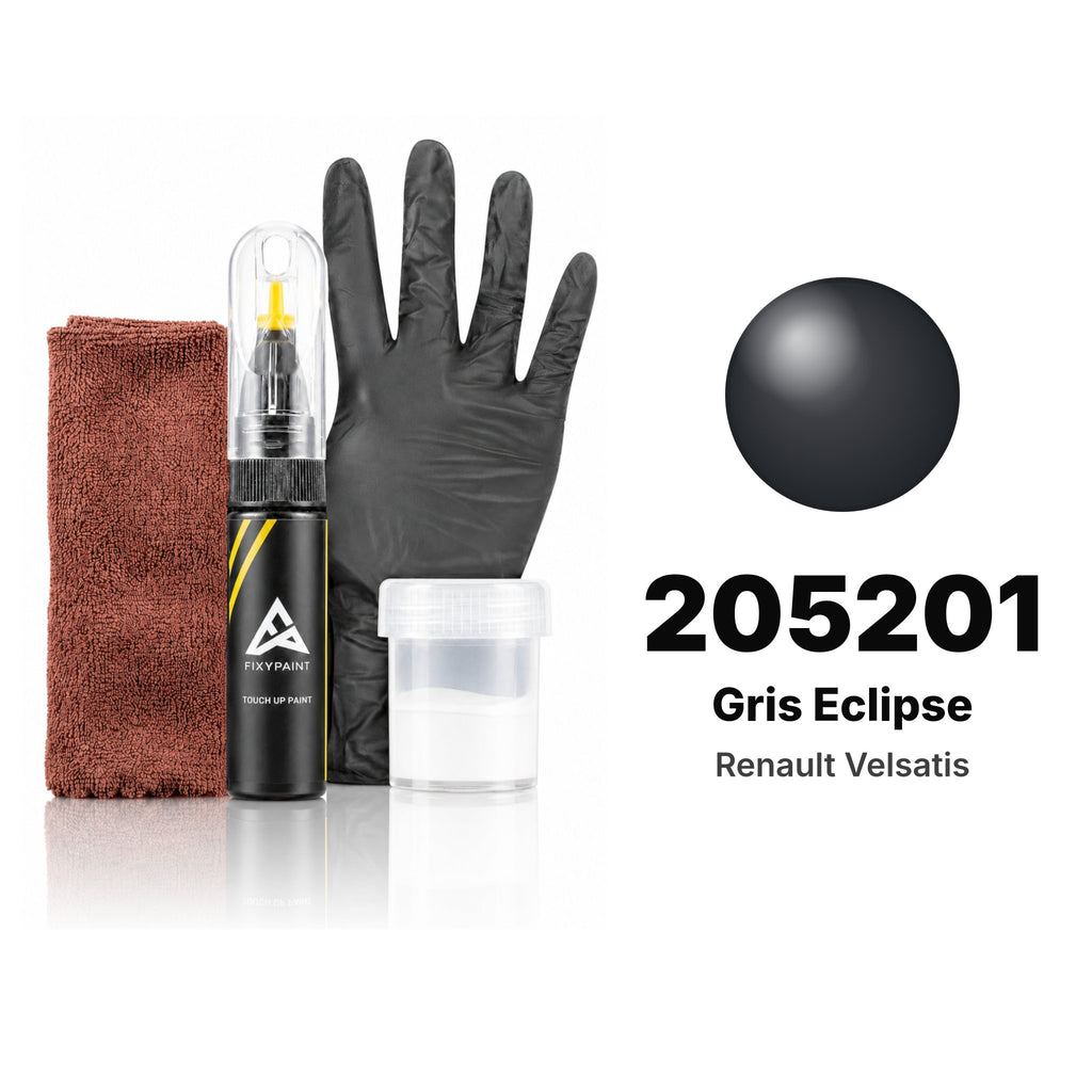 Touch-up paint for Renault Velsatis 205201 Gris Eclipse, Complete kit