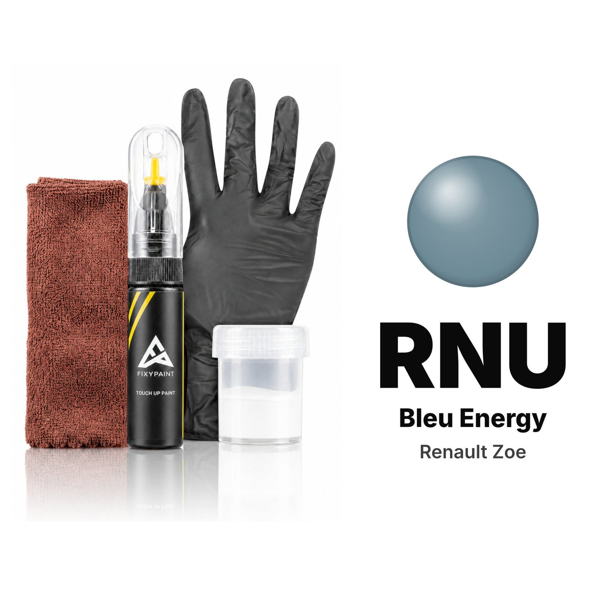 Touch-up paint for Renault Zoe RNU Bleu Energy, Complete kit