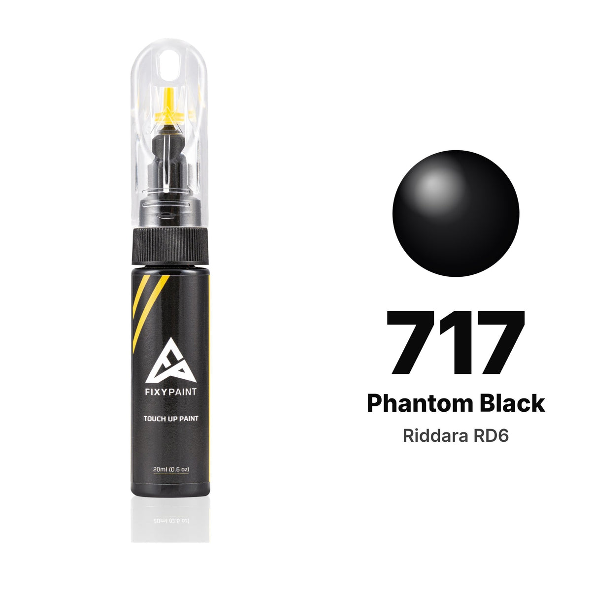 Touch-up paint for Riddara RD6 717 Phantom Black, Basic kit