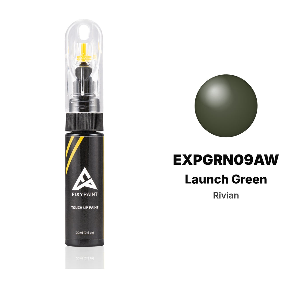 Touch-up paint for Rivian EXPGRN09AW Launch Green, Basic kit