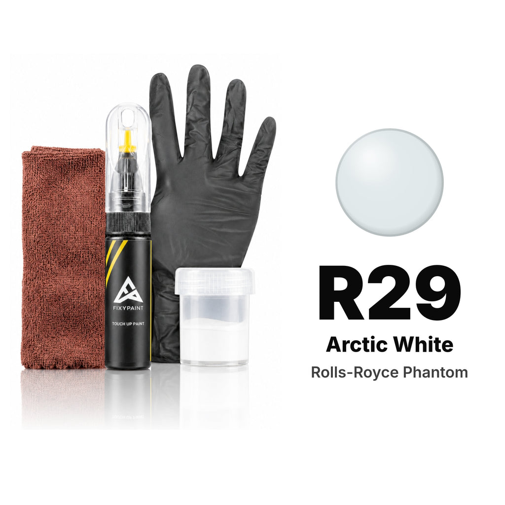 Touch-up paint for Rolls-Royce Phantom R29 Arctic White, Complete kit