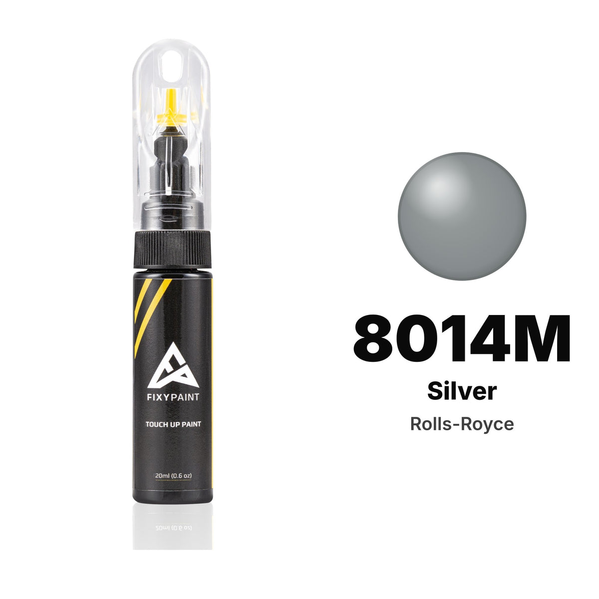 Pintura de retoque para Rolls-Royce – 8014M Silver (todos los modelos, desde 1986), kit Básico