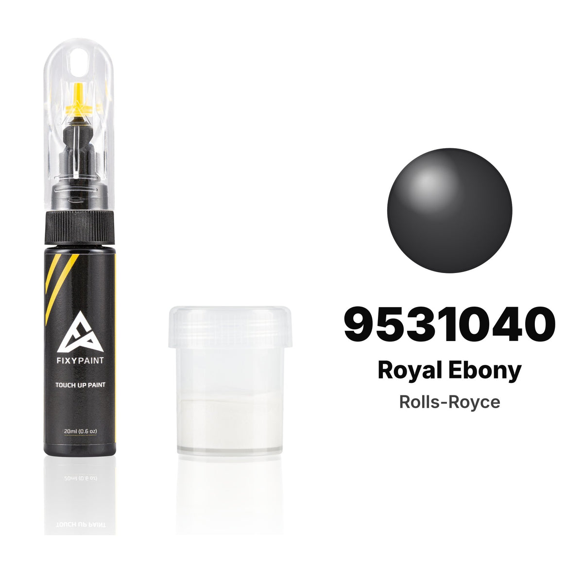Touch-up paint for Rolls-Royce 9531040 Royal Ebony, Standard kit