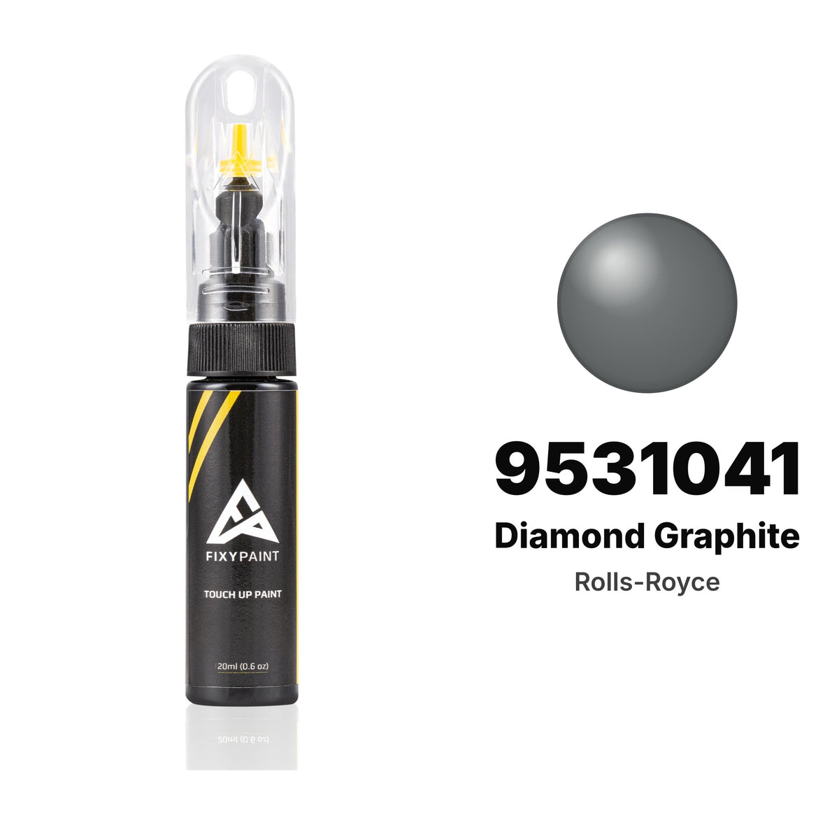 Lackstift für Rolls-Royce – 9531041 Diamond Graphite (alle Modelle, ab 1994), Set Basis