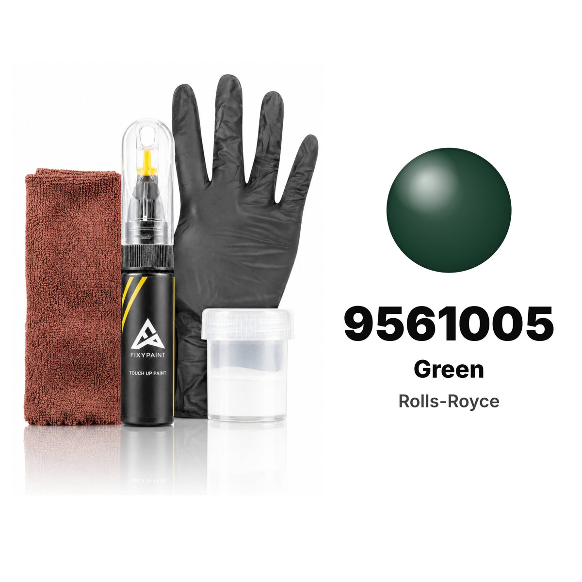 Lackstift für Rolls-Royce – 9561005 Green (alle Modelle, ab 2000), Set Komplett