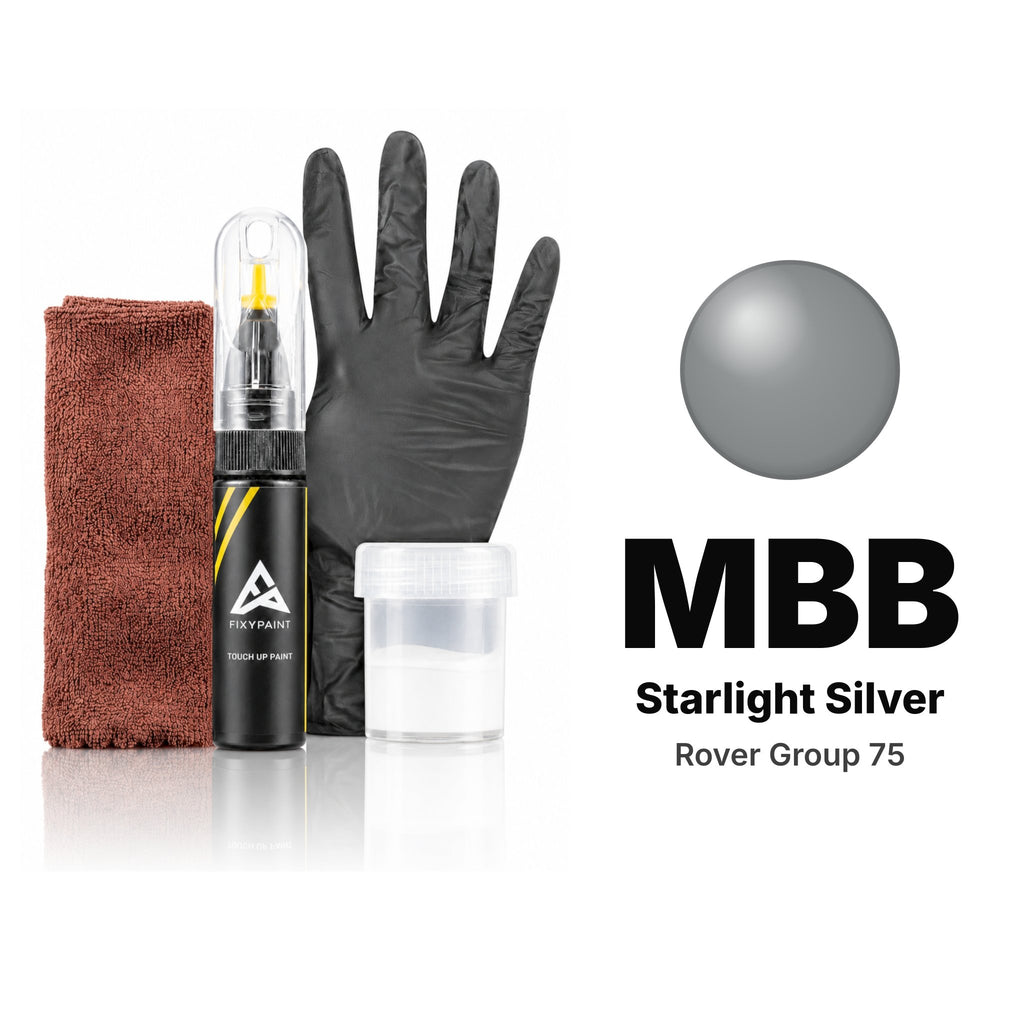 Touch-up paint for Rover Group 75 MBB Starlight Silver, Complete kit