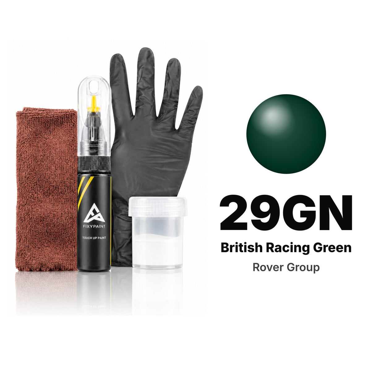 Touch-up paint for Rover Group 29GN British Racing Green, Complete kit