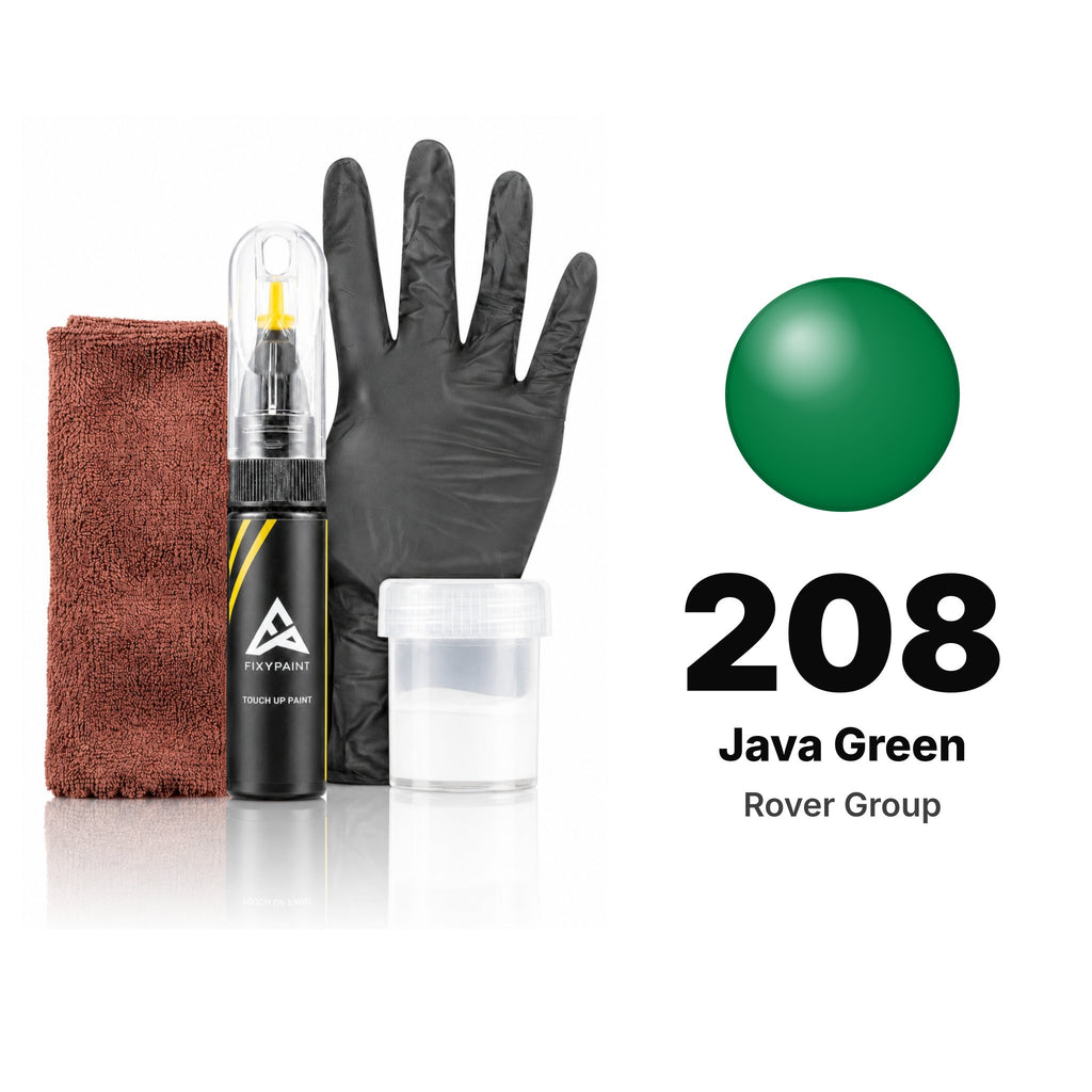 Touch-up paint for Rover Group 208 Java Green, Complete kit