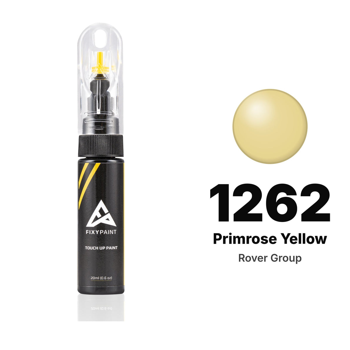 Touch-up paint for Rover Group 1262 Primrose Yellow, Basic kit