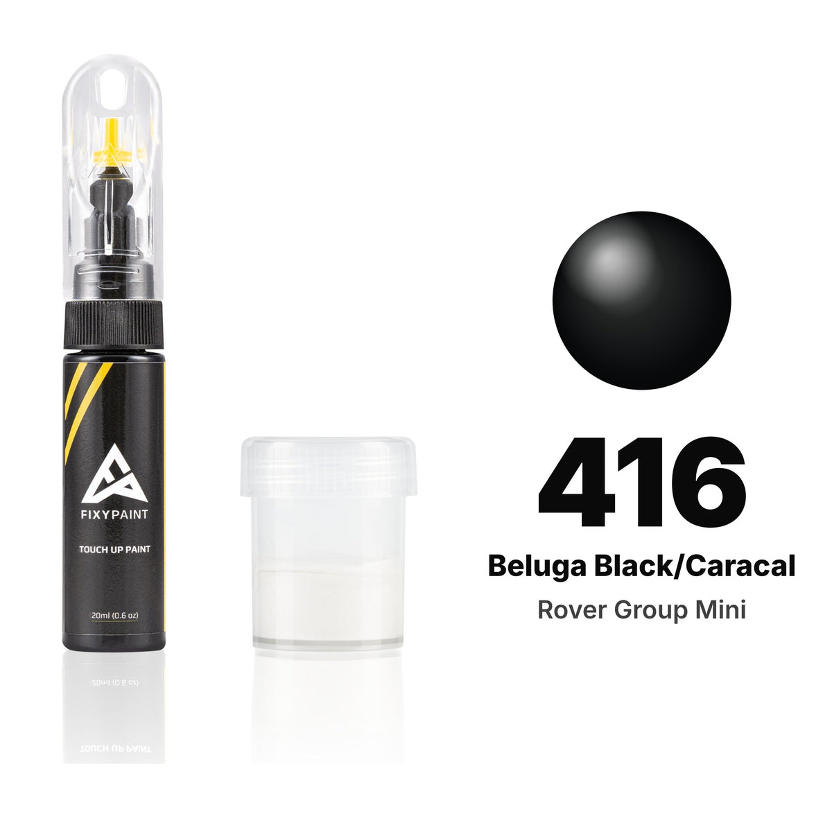 Peinture de retouche pour Rover Group Mini – 416 Beluga Black/Caracal (2000–2005), kit Standard