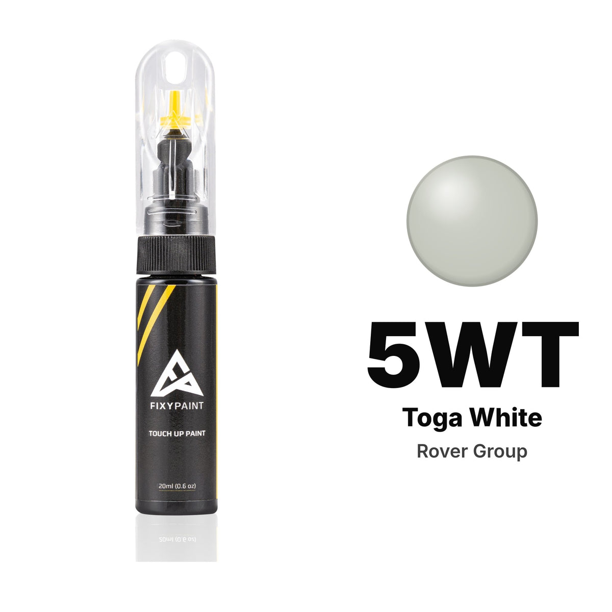 Touch-up paint for Rover Group 5WT Toga White, Basic kit