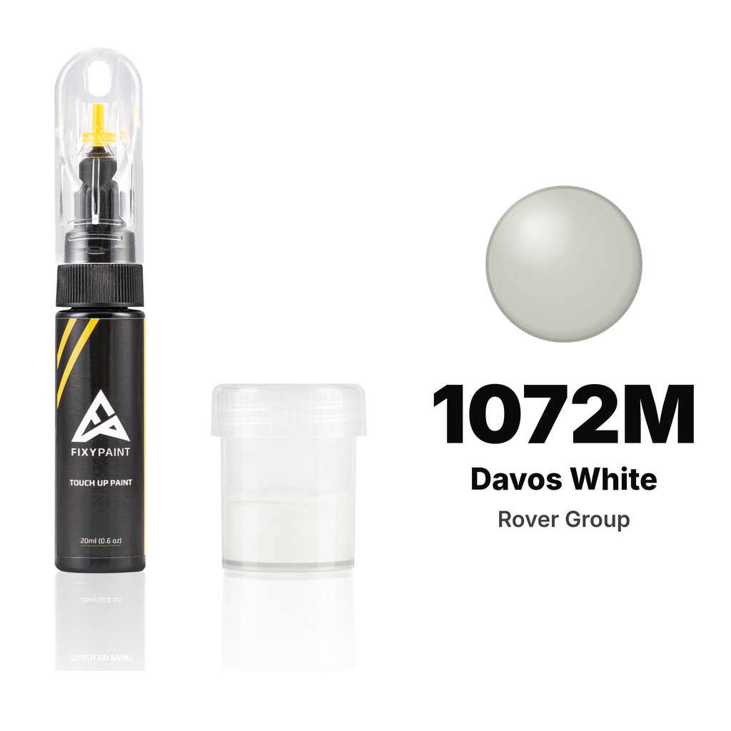 Touch-up paint for Rover Group 1072M Davos White, Standard kit