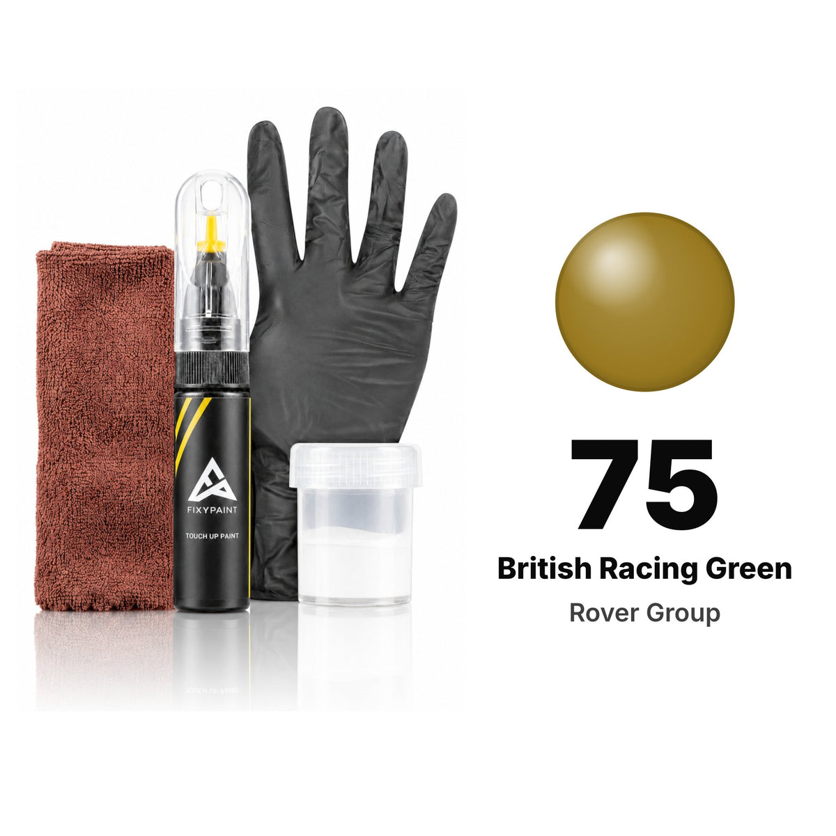 Touch-up paint for Rover Group 75 British Racing Green, Complete kit
