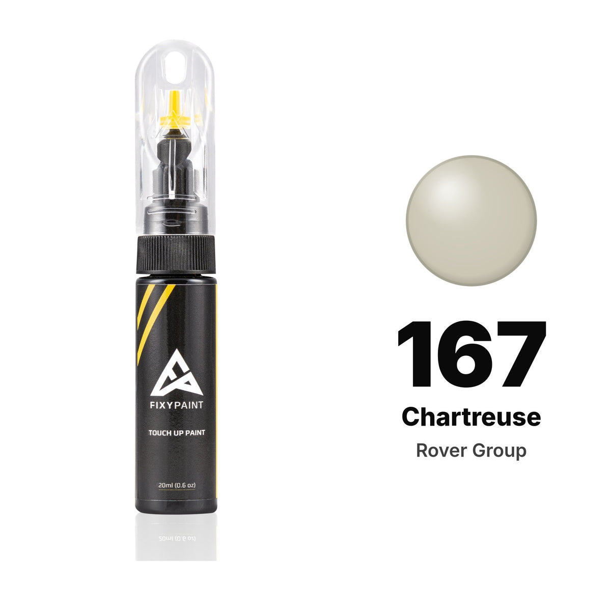 Touch-up paint for Rover Group 167 Chartreuse, Basic kit