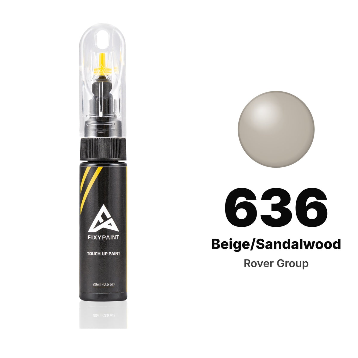 Vernice ritocco per Rover Group – 636 Beige/Sandalwood (tutti i modelli, 1987–1991), kit Base