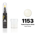 Touch-up paint for Rover Group 1153 Federal Express White, Standard kit