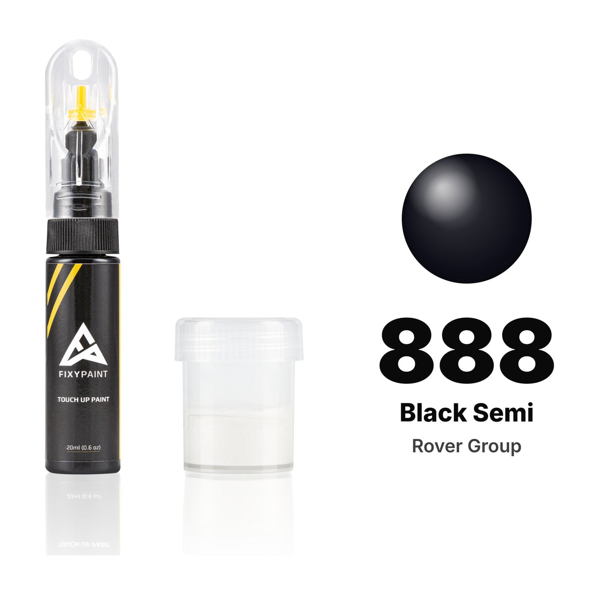 Touch-up paint for Rover Group 888 Black Semi, Standard kit