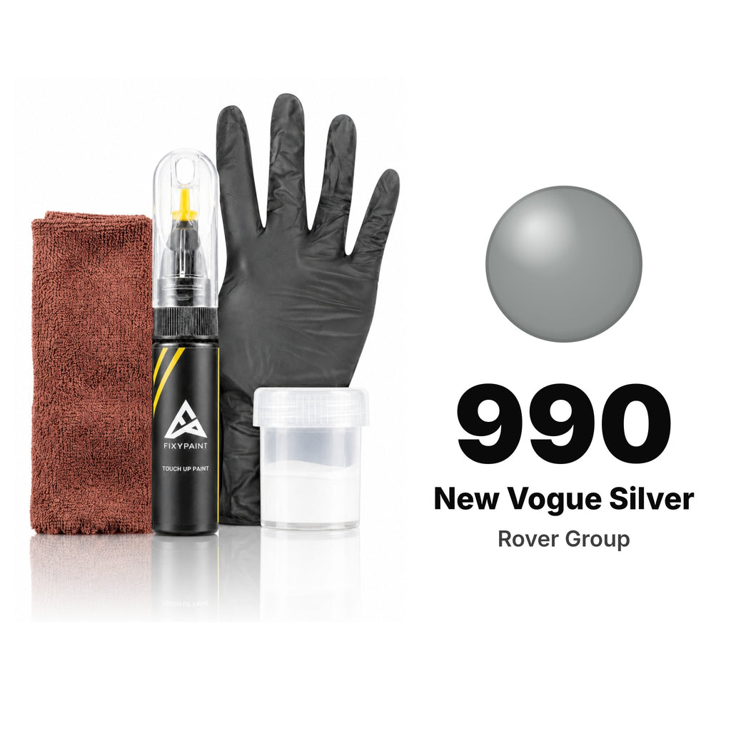 Touch-up paint for Rover Group 990 New Vogue Silver, Complete kit
