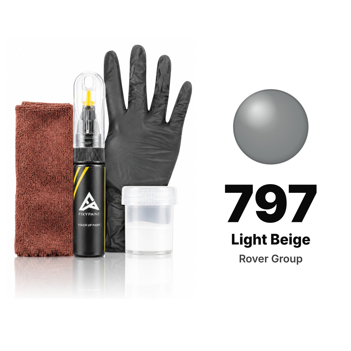 Touch-up paint for Rover Group 797 Light Beige, Complete kit