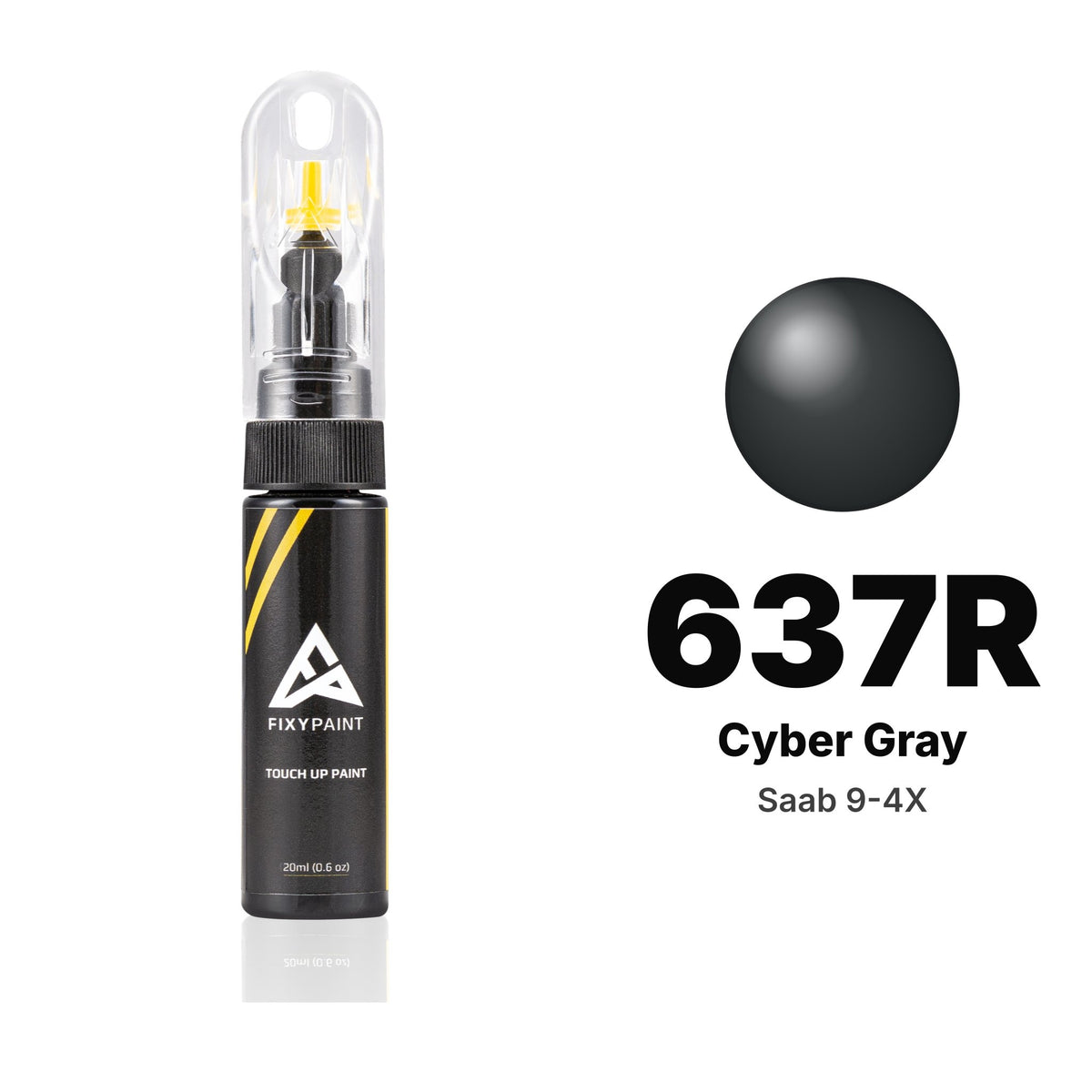 Saab 9-4X 637R Cyber Gray touch-up paint, Basic kit