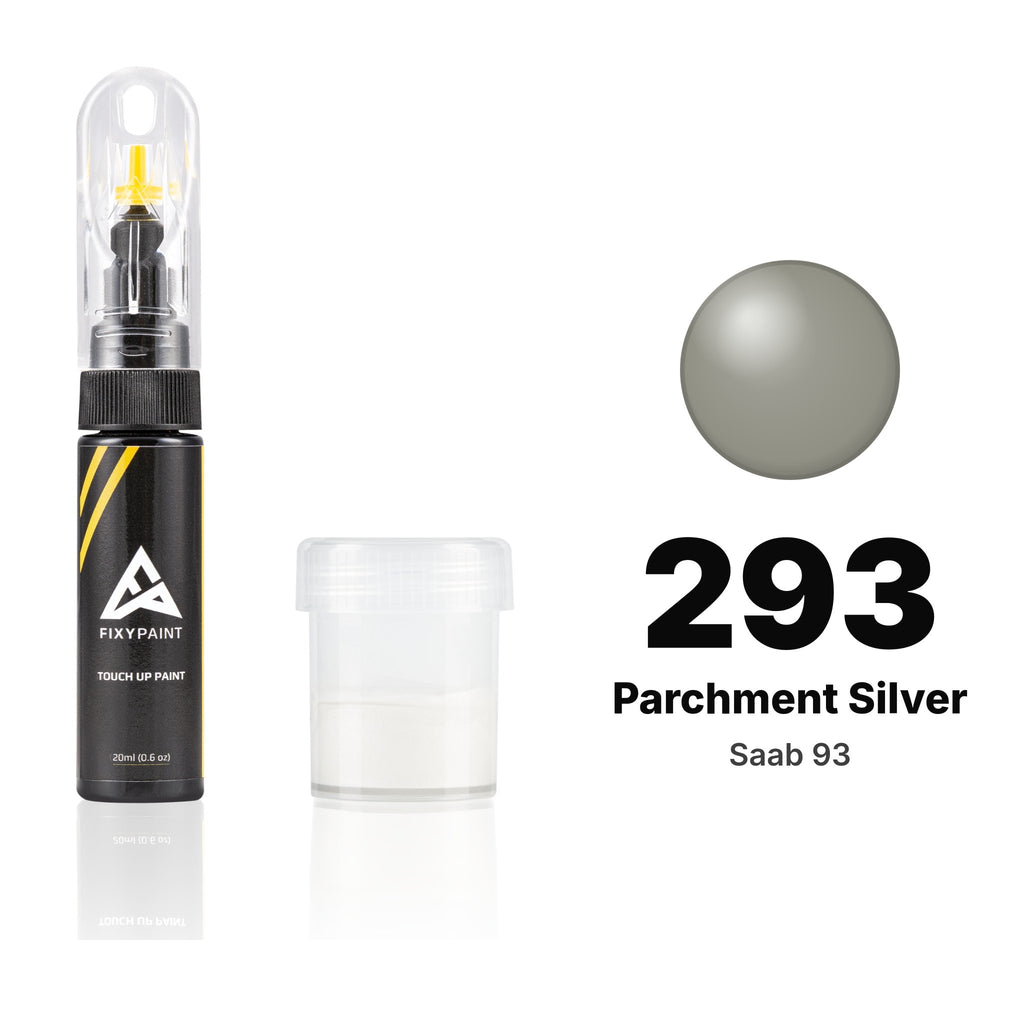 Pintura de retoque para Saab 93 – 293 Parchment Silver (2005–2009), kit Estándar