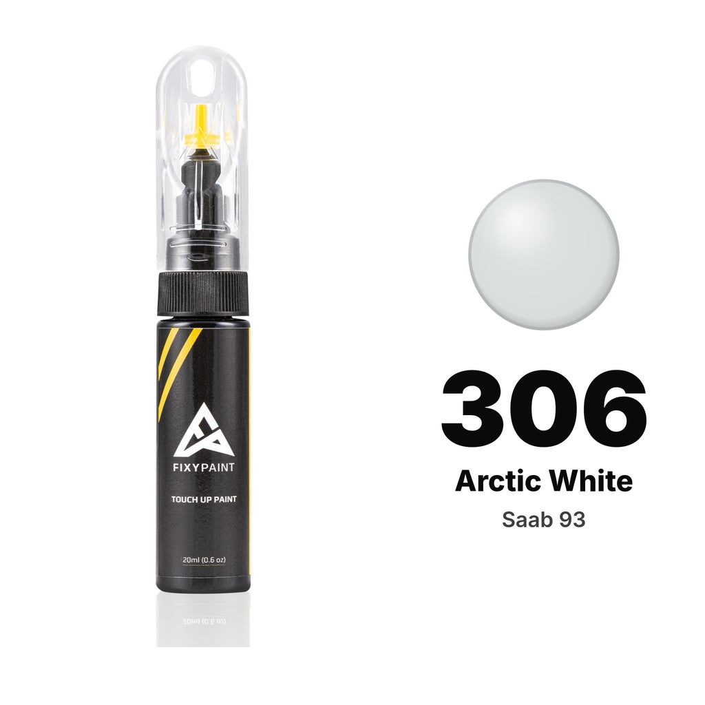 Touch-up paint for Saab 93 306 Arctic White, Basic kit
