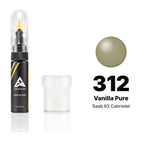 Touch-up paint for Saab 93 Cabriolet 312 Vanilla Pure, Standard kit
