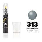 Touch-up paint for Saab 93 Cabriolet 313 Glacier Silver, Standard kit