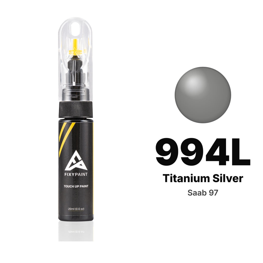 Touch-up paint for Saab 97 994L Titanium Silver, Basic kit