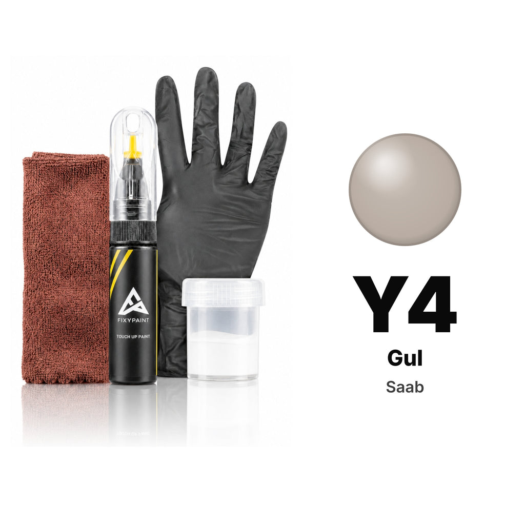 Touch-up paint for Saab Y4 Gul, Complete kit