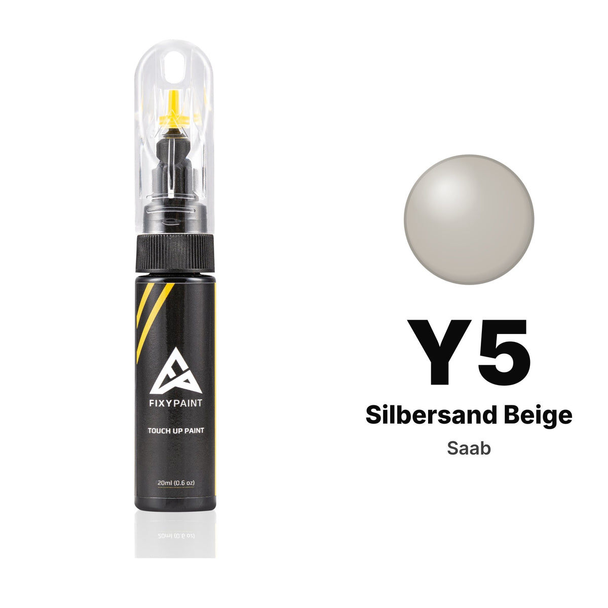 Touch-up paint for Saab Y5 Silbersand Beige, Basic kit